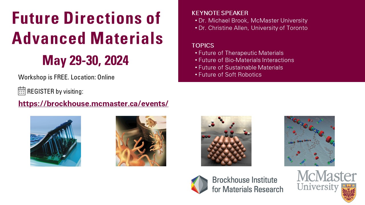 2024 future directions of advanced materials - flyer - All details noted on the flyer are available in text on the event page.