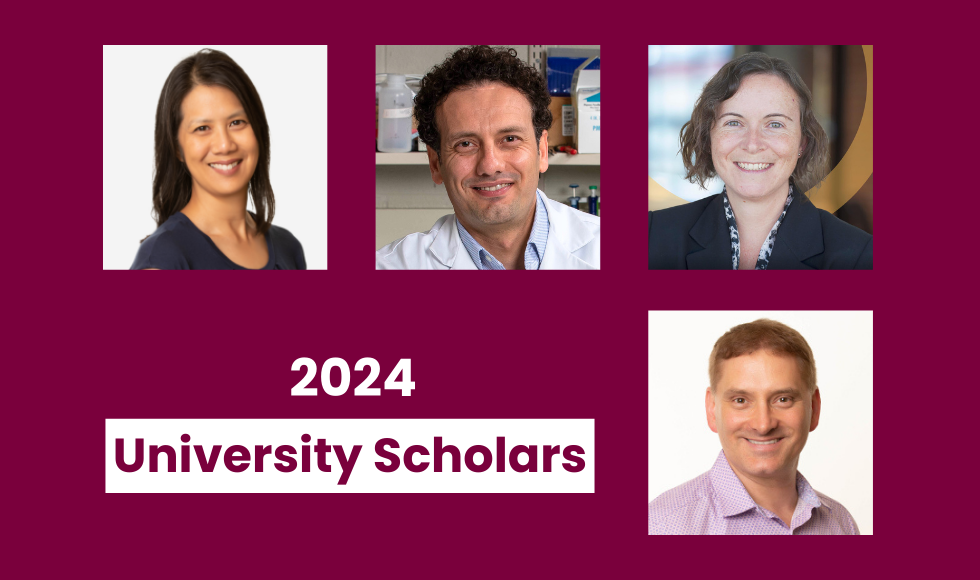 Four professors named 2024 University Scholars