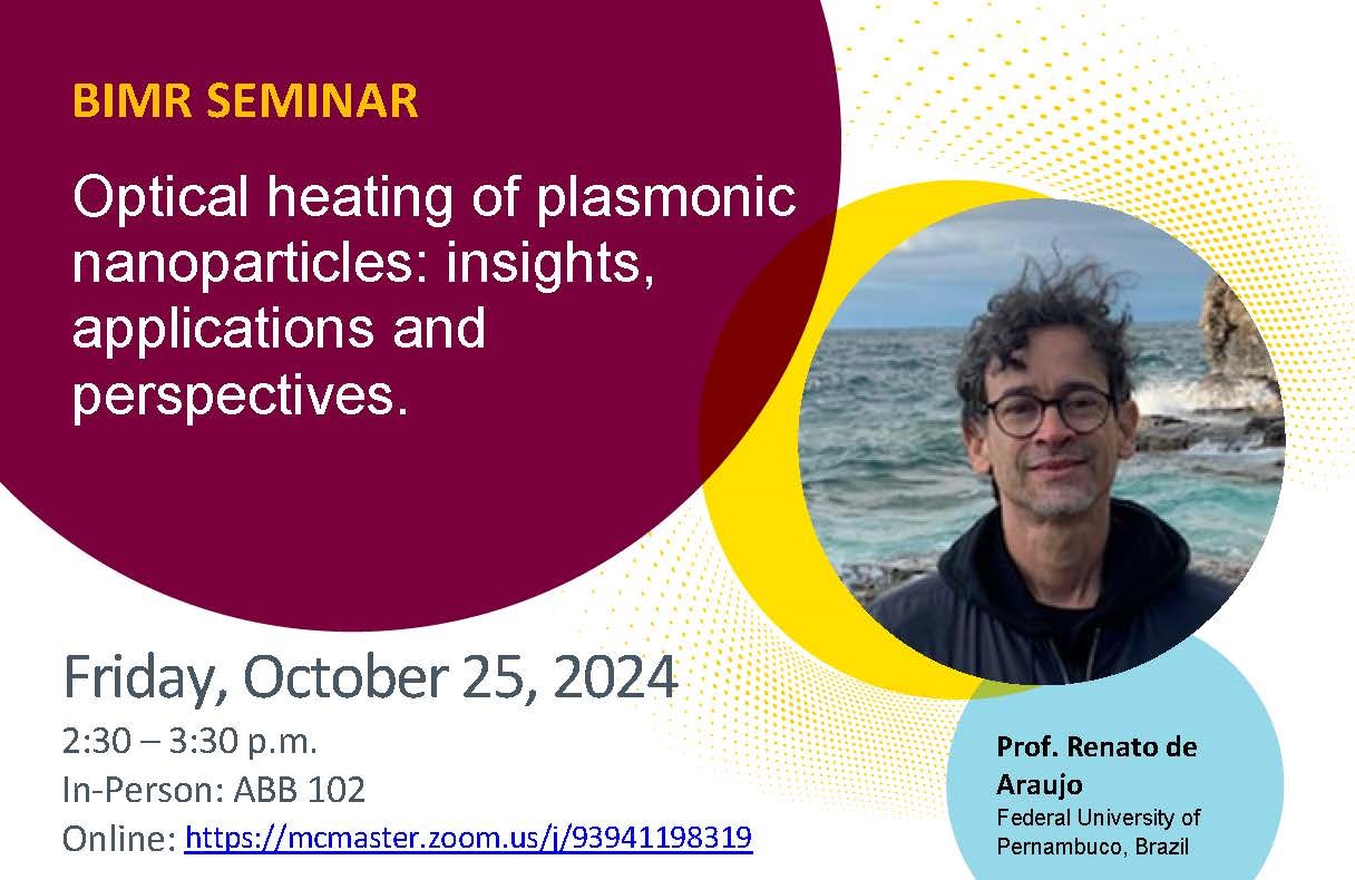 BIMR Seminar Renato de Araujo - All the details in the picture are available in text on the event page